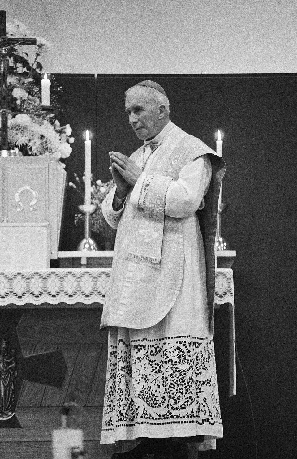 Arcibiskup Marcel Lefebvre, snímek z roku 1981